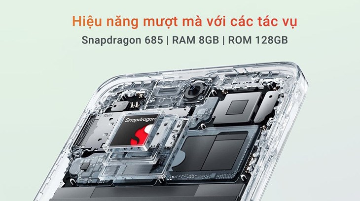 Điện thoại realme C67 128GB sở hữu RAM 8GB mang đến cho người dùng trải nghiệm mượt mà
