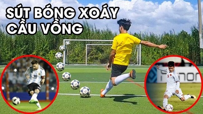 Cách sút bóng CẦU VỒNG MẠNH ĐÚNG ĐÚNG - Trung Tâm Thể Thao Trẻ